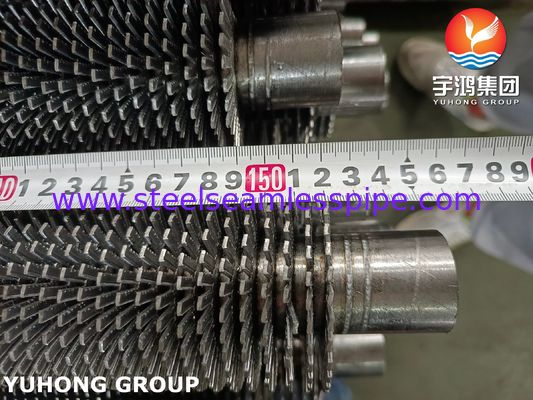 ASME SA192 Serrated Fin Tube For Waste Heat Ecovery System Gas Cooler