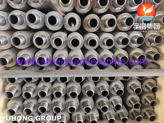 ASME SA192 Serrated Fin Tube For Waste Heat Ecovery System Gas Cooler