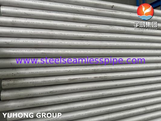 ASME SB407 UNS N08811 Nickel Iron Chromium Alloy Seamless Tube For High Temperature Industrial Pipeline