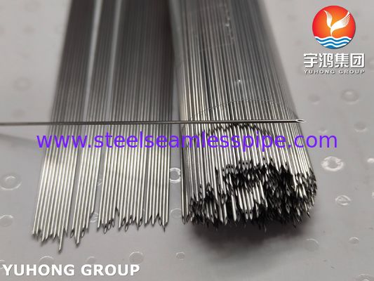 SUS304 Medical Grade Stainless Steel Intravenous Indwelling Needle Tube ,  Back Cut Tip