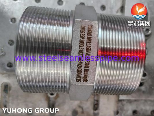 ASTM A182 F316L BSP Union Hex Nipple Pressure Forgings