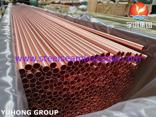 ASTM B111 / ASME SB111 C12200 Copper Nickel Tube for Condenser Heat Exchanger