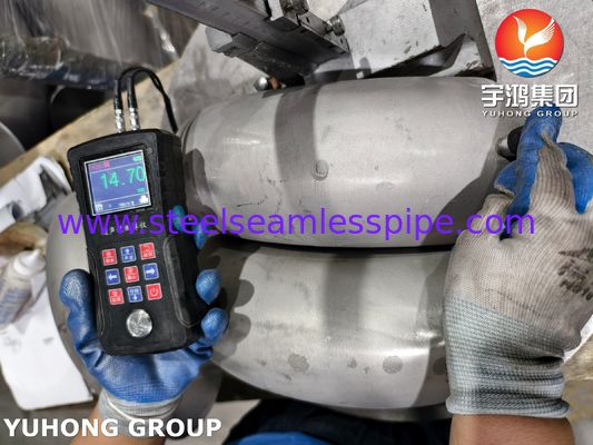 ASTM A403 WP321H Stainless Steel Pipe Fitting ASME B16.9 Buttweld 180° Elbow