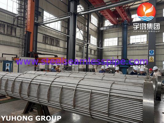 BV Inspected SA182 F11 GR.2 Tubesheet Shell And Tube Heat Exchanger TEMA R Type For Optimal Heat Transfer