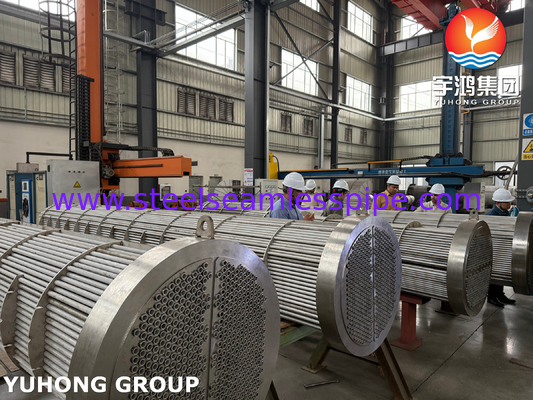 BV Inspected SA182 F11 GR.2 Tubesheet Shell And Tube Heat Exchanger TEMA R Type For Optimal Heat Transfer