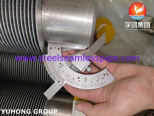 Solid Fin Tube ASTM A335 P9 Fin Material CS Heat Recovery Steam Generator