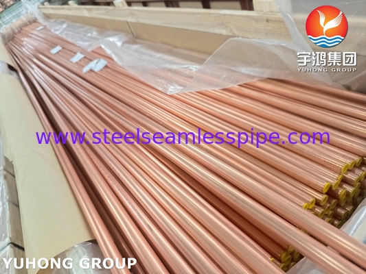JIS H3300 C1220T Seamless Copper Alloy Tube For HVAC systems