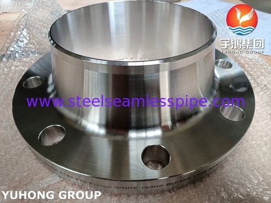 ASTM A182 F53 WNRF Flange Class 150 To 2500 High Pressure Pipe Connection