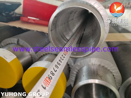 Alloy Steel Seamless Pipe, ASME SA335 P9, Solid Fin Tube, For HRSG System