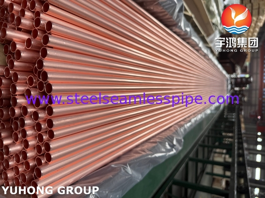 ASTM B111 C12200 Copper Tube for Condenser Heat Exchanger