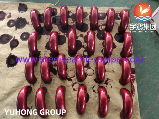 Duplex Steel ASTM A815 S32205 Return Bend Elbow For Pipeline Power Plant