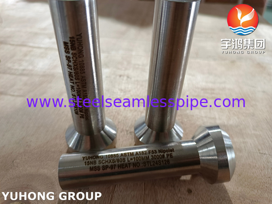 STAINLESS STEEL FORGED FITTINGS NIPOLET F53 3000# MSS SP-97 B16.11