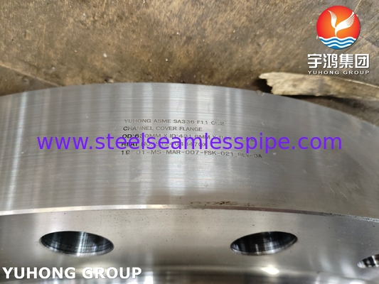 Alloy Steel Channel Cover Shell Side Flange SA336 F11 CL2