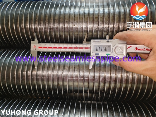ASTM A335 P22 HFW Serrated Fin Tube 11-13Cr for Heat Exchangers