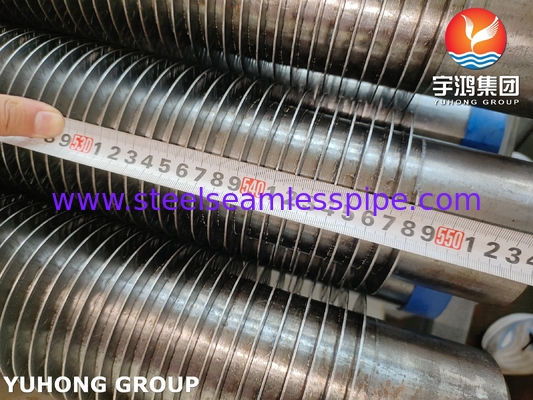 ASTM A335 P22 HFW Serrated Fin Tube 11-13Cr for Heat Exchangers