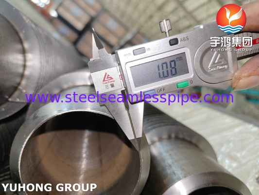 ASTM A335 P22 HFW Serrated Fin Tube 11-13Cr for Heat Exchangers
