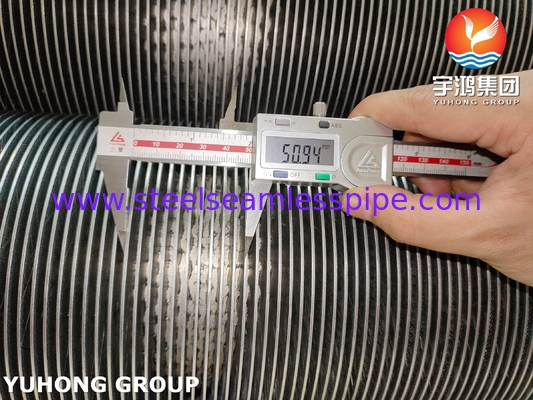 ASTM A376 TP347H Solid Fin Tube for Heat Exchangers and Boilers
