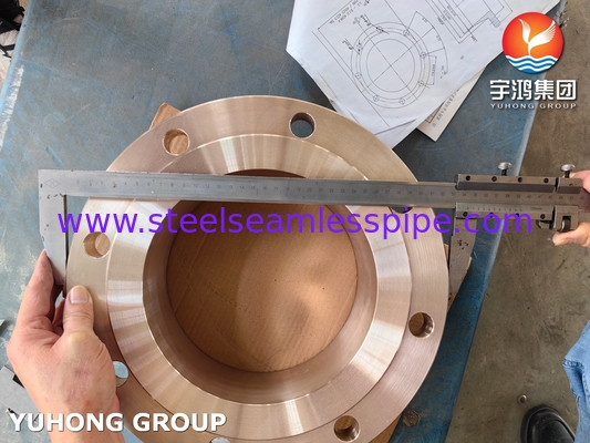 ASTM B283 C70620 Copper Nickel Alloy Flange for Marine Applications