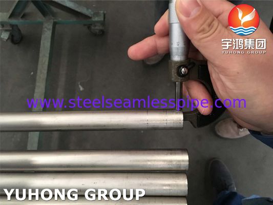 ASTM B338 Gr.7 Titanium Tube for Heat Exchanger Condenser