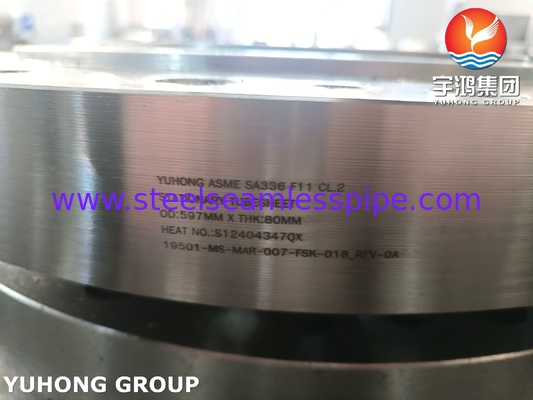 ASME SA336 F11 Class2 Alloy Steel Tubesheet For Heat Exchangers F1 F12 F22 F21 F5 F9