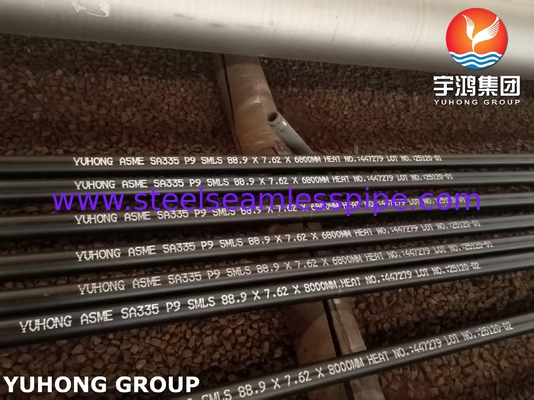 ASME SA335 P9 Seamless Ferritic Alloy Steel Pipe for High Temperature Service