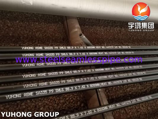 ASME SA335 P9 Seamless Ferritic Alloy Steel Pipes for High Temperature Service