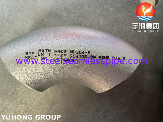 ASTM A403 WP304 Stainless Steel Fitting Elbow Buttwelded Seamless B16.9
