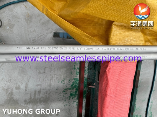ASTM A790 S32750 Duplex Stainless Steel Seamless Tube For Pipelines and Power Plant
