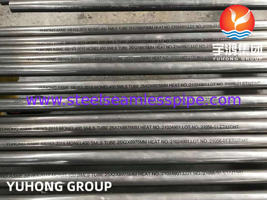 ASME SB163 MONEL 400 (UNS N04400) Nickel Alloy Seamless Tube for Heat Exchanger and Condenser