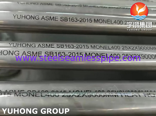 ASME SB163 MONEL 400 (UNS N04400) Nickel Alloy Seamless Tube for Heat Exchanger and Condenser