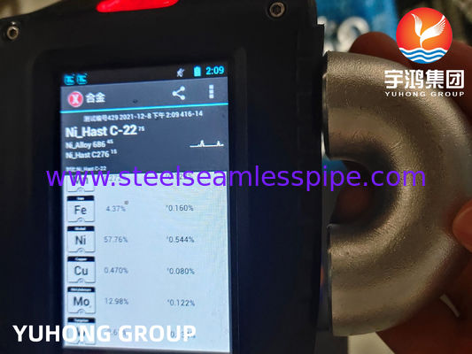 ASTM B366 C22 Pipe Elbow Supplier Corrosion Resistant Nickel Alloy Fittings