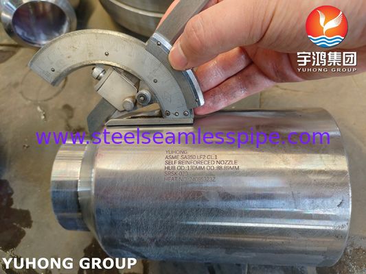 ASTM A350 LF1 LF2 LF3 LF5 Forged Self Reinforce Nozzles For Pressure Vessel