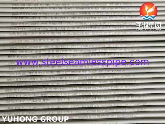 ASTM A312 TP316L (UNS S31603) Stainless Steel Seamless Pipe for Petrochemical