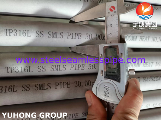 ASTM A312 TP316L (UNS S31603) Stainless Steel Seamless Pipe for Petrochemical