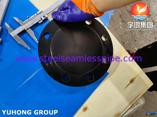 A105 Low Carbon Steel Blind Flange, Forged And Normalized, ASME B16.5 / EN1092-1, Used In Oil And Gas Pipeline