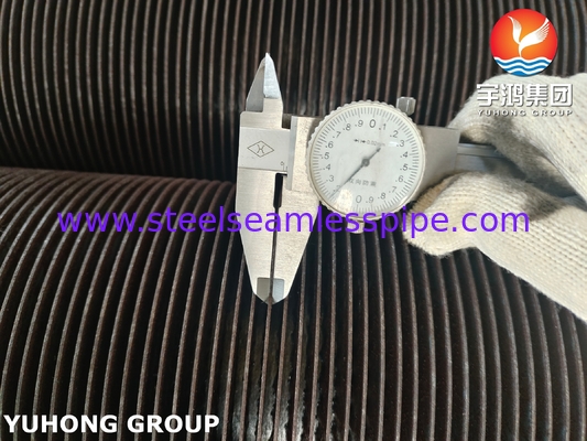 Carbon Steel A106 GR.B Spiral Finned Tube For Reheater and Economizer