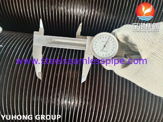 Carbon Steel A106 GR.B Spiral Finned Tube For Reheater and Economizer