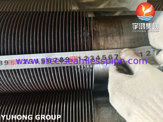 Carbon Steel A106 GR.B Spiral Finned Tube For Reheater and Economizer