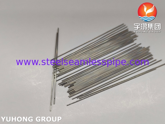 27G 40MM Stainless Steel 304 Endodontic Irrigation Needle Tube , Notched Tip ISO9626