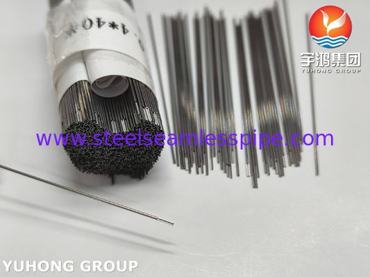 27G Stainless Steel 304 Endodontic Irrigation Needle Tube , Notched Tip ISO9626
