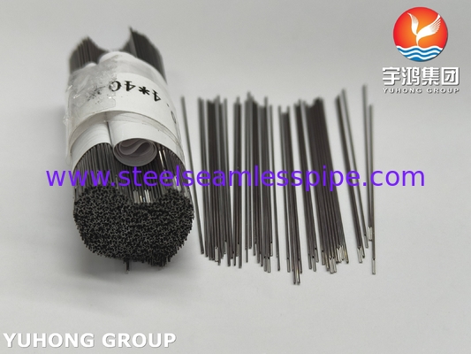 27G 40MM Stainless Steel 304 Endodontic Irrigation Needle Tube , Notched Tip ISO9626
