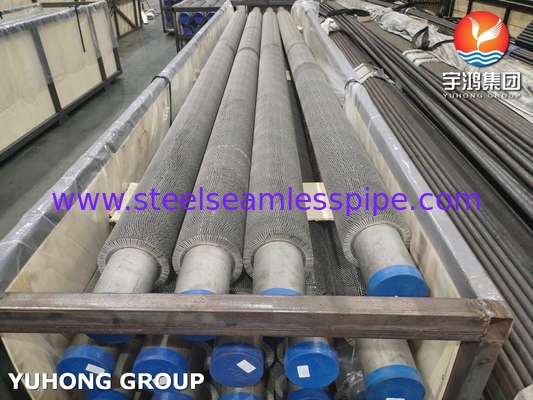 ASME SA192 Carbon Steel Serrated Fin Tube With CS Fin Strip For Economizer And Heat Recovery