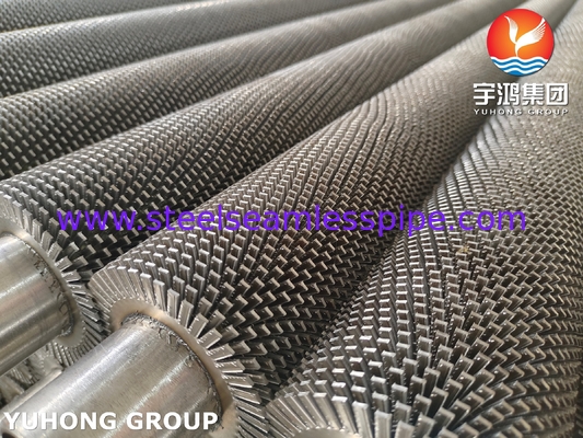 ASME SA192 Carbon Steel Serrated Fin Tube With CS Fin Strip For Economizer And Heat Recovery