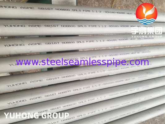 Nickel Seamless Tube ASME SB167 Alloy 600 Chemical Processing Aerospace