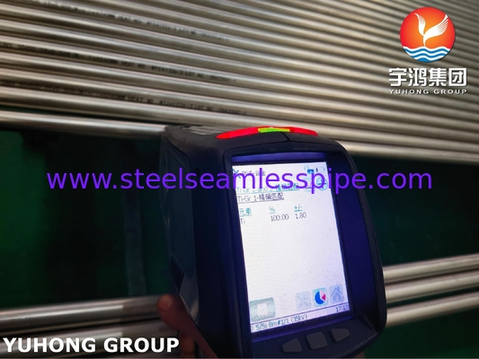 ASME SB338 GR7 UNS R52400 Ti Alloy Tube For Condenser Heat Exchanger