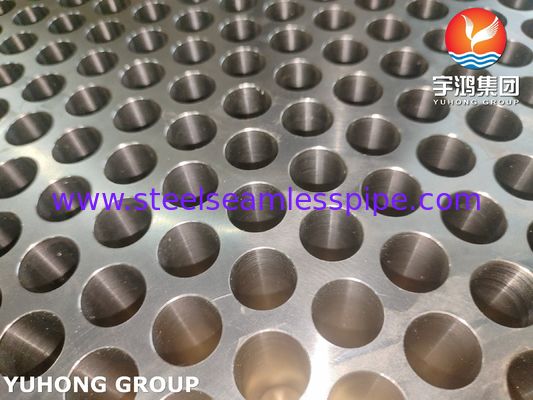 ASTM A182 F316Ti Stainless Steel Tubesheet Corrosion-Resistant, Resistant To Chemicals And Seawater Erosion