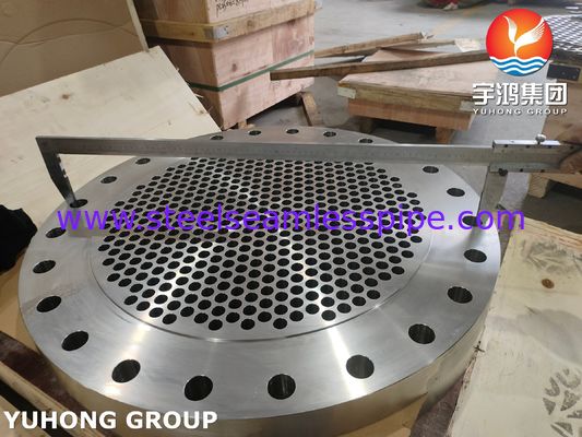 ASTM A182 F316Ti Stainless Steel Tubesheet Corrosion-Resistant, Resistant To Chemicals And Seawater Erosion