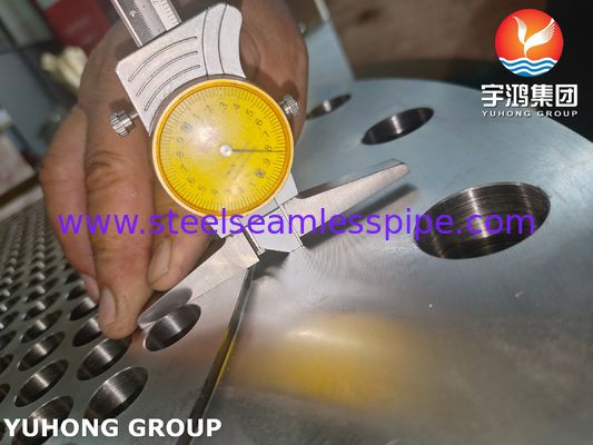 ASTM A182 F316Ti Stainless Steel Tubesheet Corrosion-Resistant, Resistant To Chemicals And Seawater Erosion