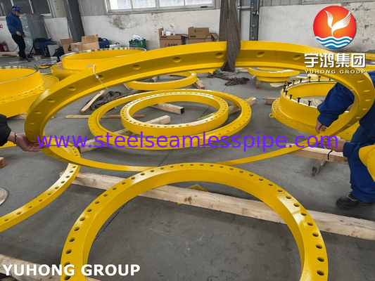 SA266 GR2 Carbon Steel Hydraulic Test Fixture for Shell & Tube Exchangers, NACE MR0175 Compliant