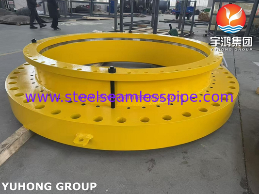 SA266 GR2 Carbon Steel Hydraulic Test Fixture for Shell & Tube Exchangers, NACE MR0175 Compliant